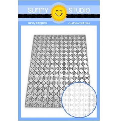 Sunny Studios Cutting Dies - Buffalo Plaid Diagonal